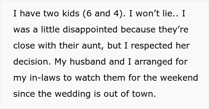 Bride Bans Sister's Kids From "Adults-Only" Event But Breaks The Rules For Cousin&rsquo;s Kids, Sis Livid