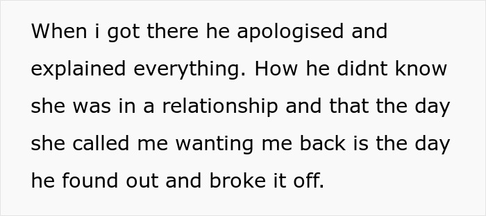 Text about a woman suggesting an open relationship and the guy immediately breaking up with her.