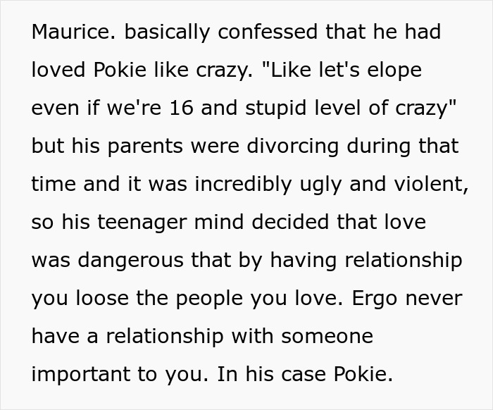 Confession about intense love and fear of losing loved ones leading to avoiding relationships, related to husband best friend cheating.