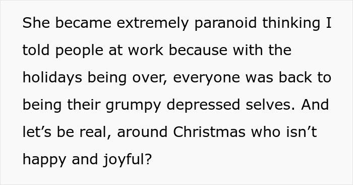 Text describing a teacher becoming paranoid and malicious threats causing a coworker to go to the ER.