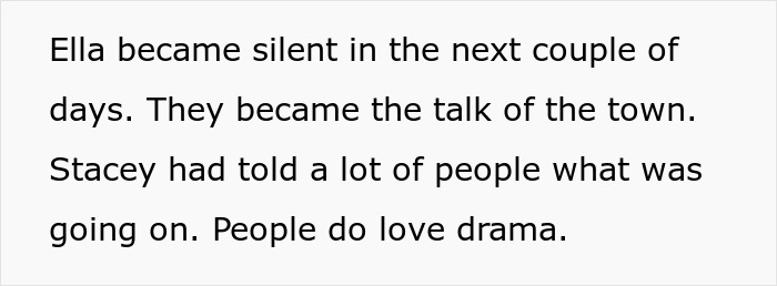 Text excerpt discussing a teen causing drama to ensure stepmom is miserable on her wedding day.