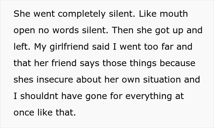 Woman belittles electrician for working with his hands, then goes silent when he exposes her own sad life.