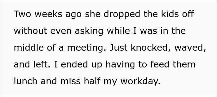Mom expects childfree bestie to babysit and feed her kids for free; bestie refuses to sacrifice work time.