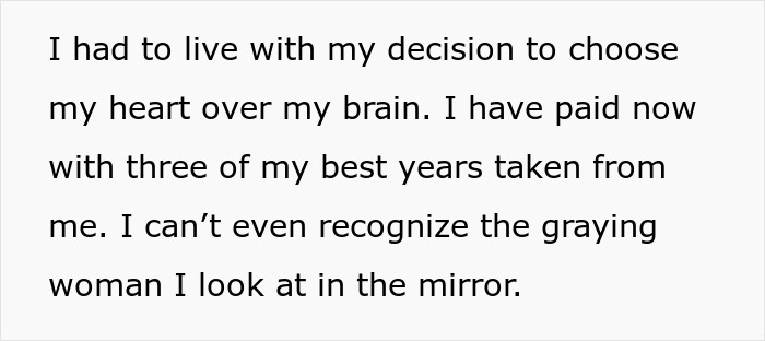 Alt text: Woman reflecting on leaving polyamory after three years of emotional struggle and personal realization.