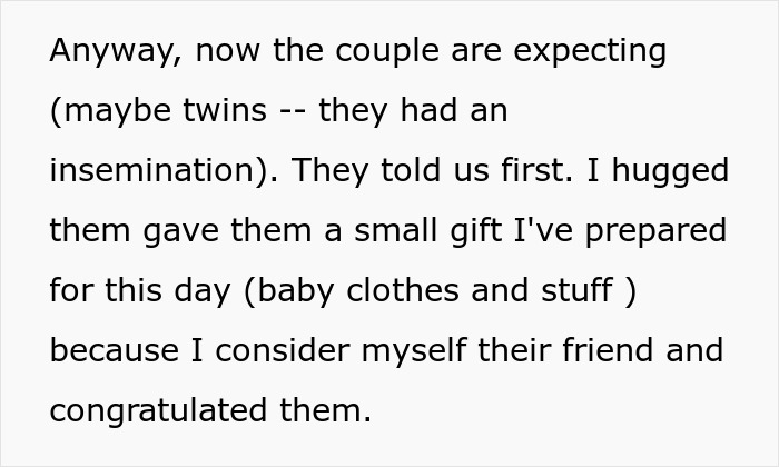 Pregnant Couple Hurt As Friends Take Out Their Infertility Struggles On Them: "I Didn't Deserve It" Pregnant Couple Hurt As Friends Take Out Their Infertility Struggles On Them: "I Didn't Deserve It"