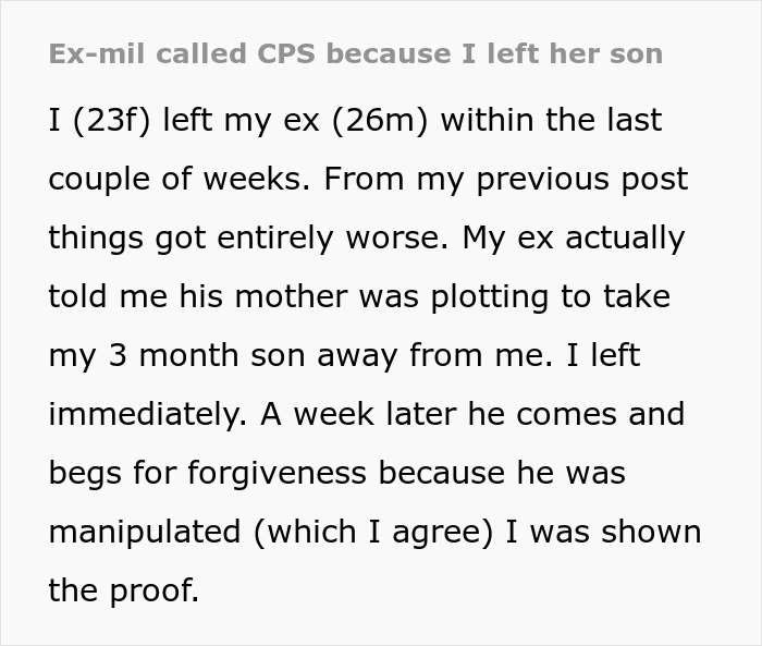 New parents face false CPS accusations after mother-in-law's manipulation revealed in tense family conflict. New parents face false CPS accusations after mother-in-law's manipulation revealed in tense family conflict.