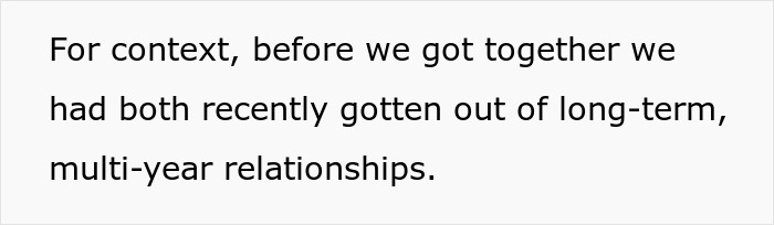 Text excerpt discussing relationship drama after a girlfriend wishes her boyfriend was as manly as her ex.