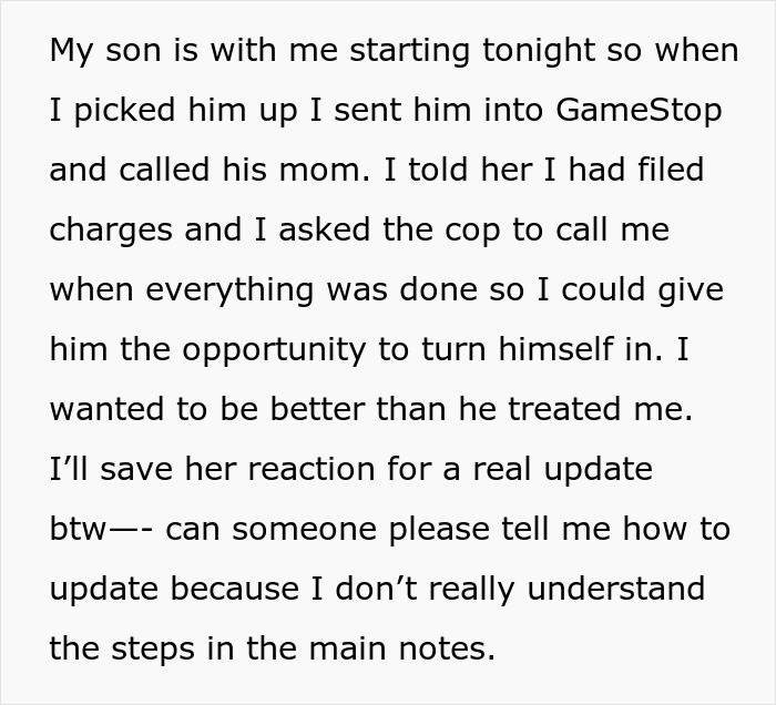 Cheating ex-wife's boyfriend arrested after stealing expensive Lego sets from man, involving police and filed charges.
