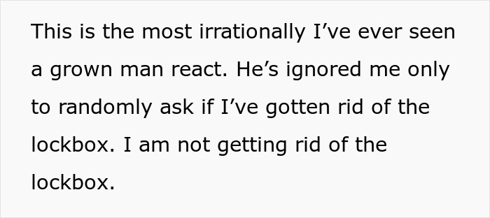 GF Buy's Fridge Lockbox To Protect Snacks From Greedy BF, He Escalates To Violence Immediately
