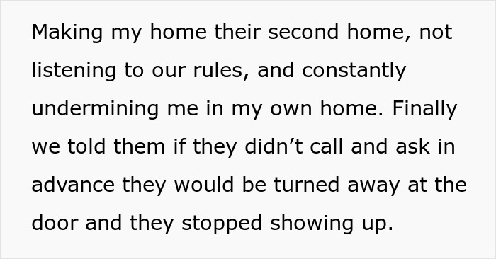 Woman fed up with in-laws constantly showing up unannounced, feeling frustrated and panicking when they want to move in.
