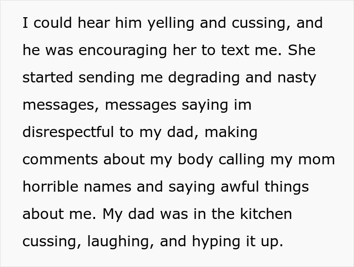 Woman Tells Dad She’s Not OK With Him Dating A 22YO, He Recruits Her To Harass The Daughter Woman Tells Dad She’s Not OK With Him Dating A 22YO, He Recruits Her To Harass The Daughter