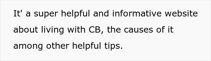 Screenshot of a website providing helpful information and tips about living with colorblindness and its causes.