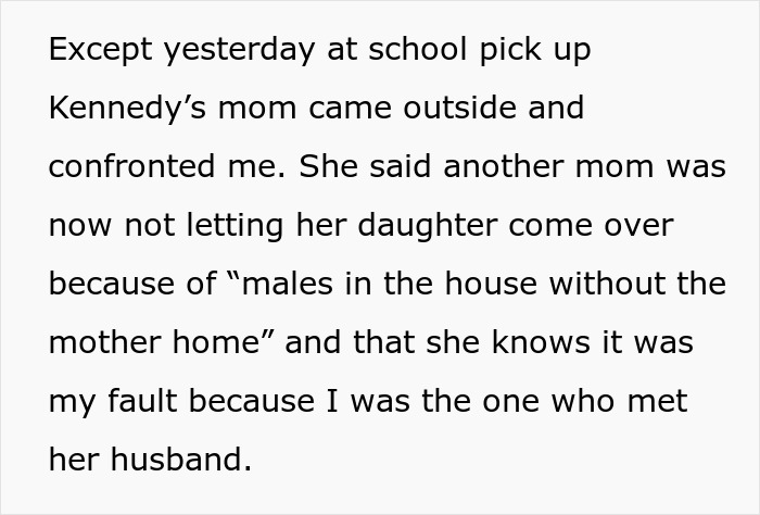 Mom pulls the plug on sleepover after daughter’s friend’s dad flirts and gives creepy vibes during visit.