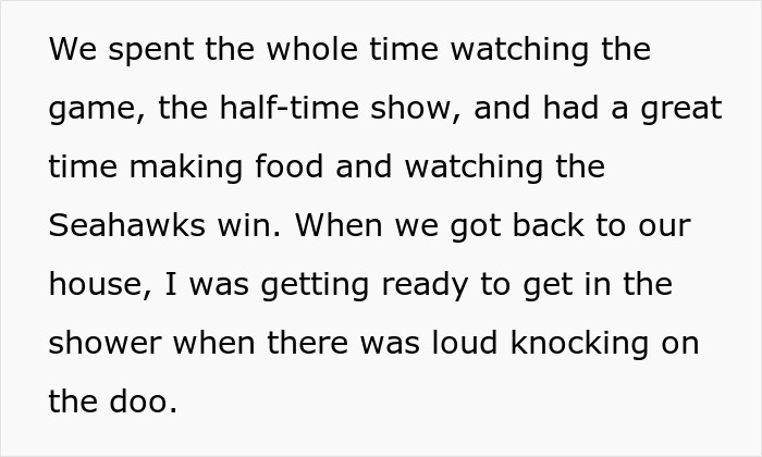 Alt text: Text excerpt about an entitled guy treating a foster teen as a thief after a watch goes missing.