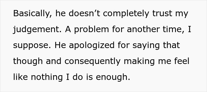 Alt text: Frustrated wife goes on strike and dumps chores on lazy hubby who invites mom to help instead of pitching in.