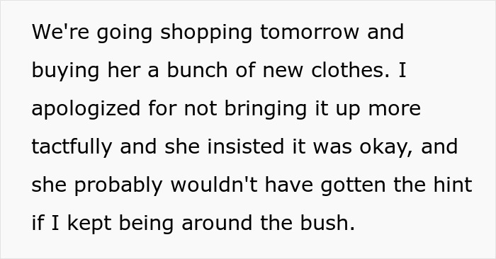 Man feels embarrassed by girlfriend&rsquo;s style, addressing childhood trauma and planning to buy her new clothes.