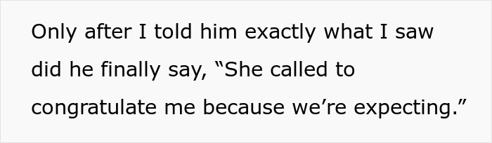 Text screenshot showing a wife confronting husband about lies during a video call with her ex.