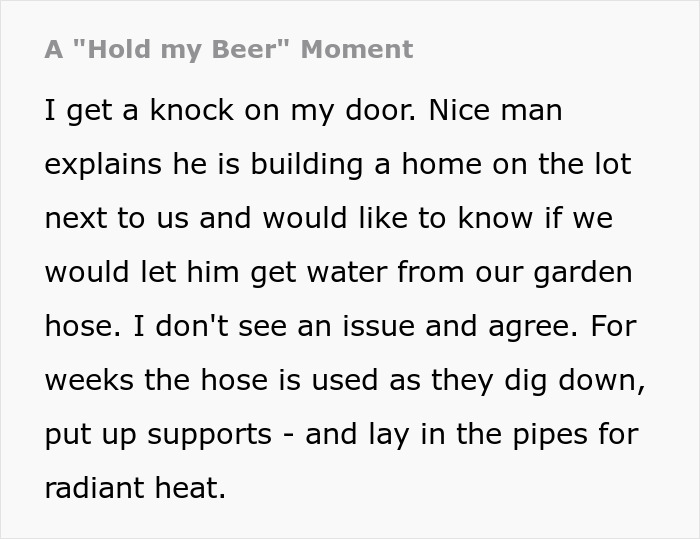 &ldquo;All I Got Was Attitude&rdquo;: Construction Crew Blatantly Misuses Neighbor&rsquo;s Kindness, Gets The Karma