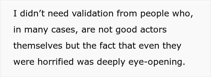 Text about postpartum boundaries and a horrifying retaliation, highlighting emotional and painful experiences.