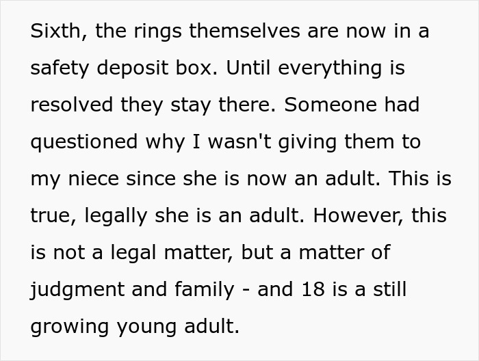 Guy Eyes Stepmom's Heirloom Jewelry, Explodes As She Wants Ace Niece To Inherit It Instead Of Him Guy Eyes Stepmom's Heirloom Jewelry, Explodes As She Wants Ace Niece To Inherit It Instead Of Him