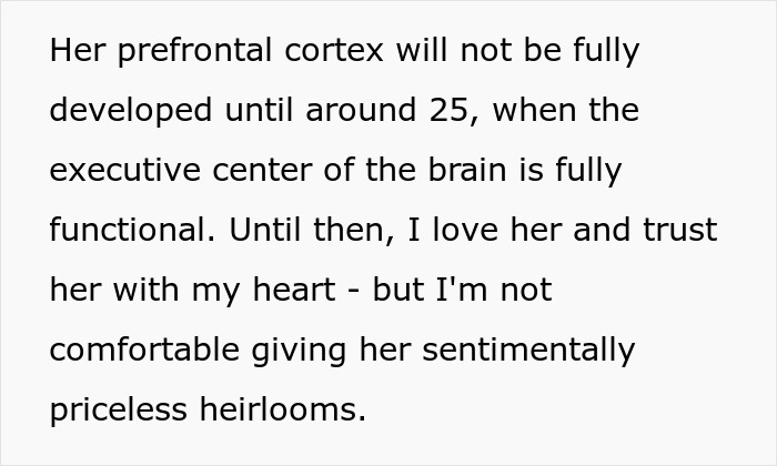 Guy Eyes Stepmom's Heirloom Jewelry, Explodes As She Wants Ace Niece To Inherit It Instead Of Him Guy Eyes Stepmom's Heirloom Jewelry, Explodes As She Wants Ace Niece To Inherit It Instead Of Him