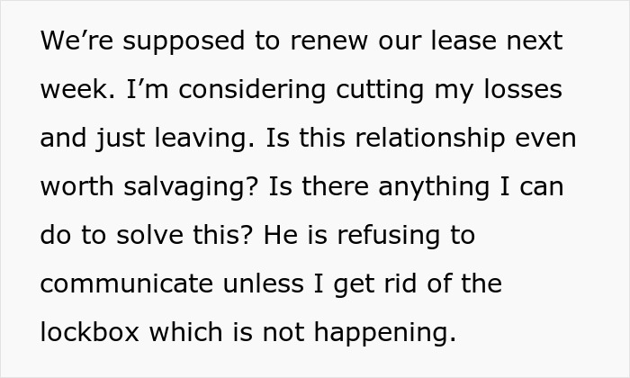 GF Buy's Fridge Lockbox To Protect Snacks From Greedy BF, He Escalates To Violence Immediately