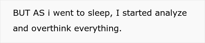 Text message showing someone overthinking after receiving a message from a married man about a woman he loved 15 years ago.