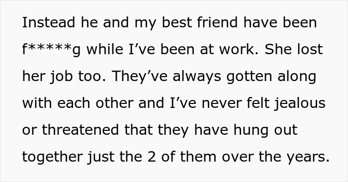 Man Cheats On Wife With Her Best Friend While She Works 70 Hours A Week, Expects Her To Just Take It