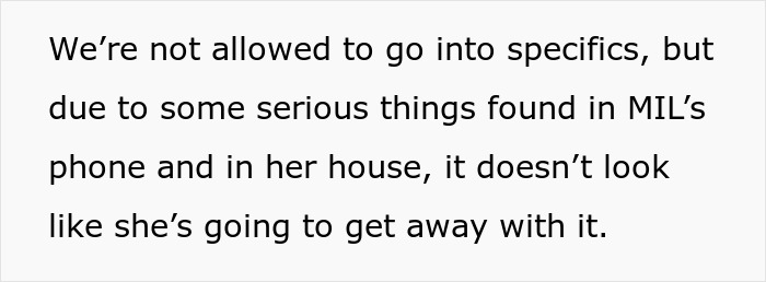 Text excerpt explaining consequences for religious MIL after kidnapping son as revenge for eloping, facing legal action. Text excerpt explaining consequences for religious MIL after kidnapping son as revenge for eloping, facing legal action.