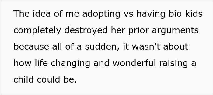 Mom Pressures Childfree Daughter To &ldquo;Give Birth,&rdquo; Backtracks Fast When Adoption Enters The Chat