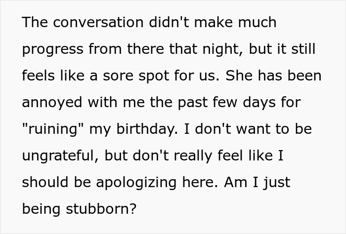 Alt text: Woman in tears after throwing big birthday party for husband who didn&rsquo;t praise her despite his wishes