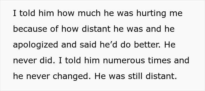 Text excerpt about emotional struggle with distant relationship and drama over last name involving bio dad.