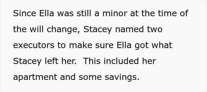 Text excerpt about a teen ensuring her stepmom does not erase late mom&rsquo;s memory after a will change.