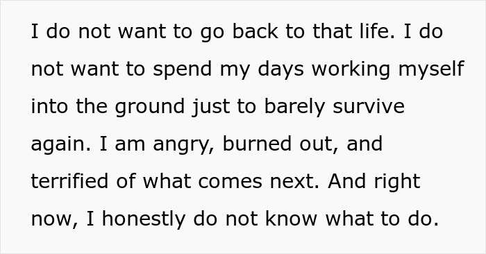 Text expressing anger and burnout due to financial strain after man&rsquo;s $500 insurance hike affects fianc&eacute;e&rsquo;s life.