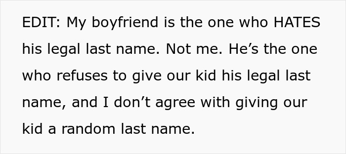 Guy Wants His Baby To Have His Bio Dad&rsquo;s Surname Despite Not Having It Himself, Mom-To-Be Confused