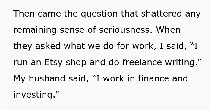 Text excerpt showing a personal story highlighting postpartum boundaries and difficult family retaliation experiences.