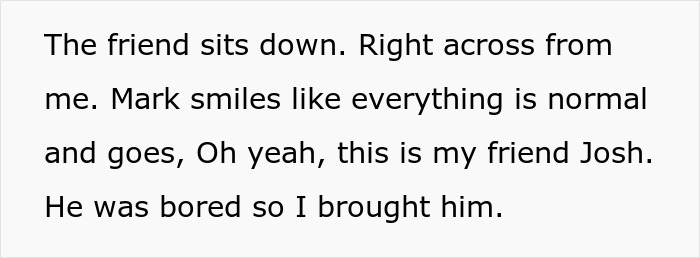 Alt text: Nervous guy brings his best friend to chaperone first date, sparking a reaction when his date gets mad.