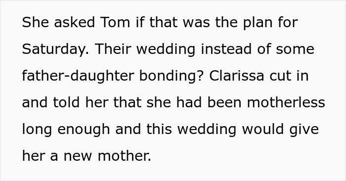 Teen making stepmom miserable on wedding day for trying to erase late mom&rsquo;s memory shows conflict and family tension.