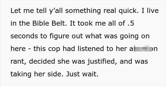 Text discussing a couple suspecting wife's "Hamburglar" step-mom of stealing all their food, prompting a CPS visit.