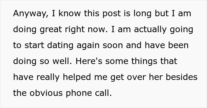 Text excerpt about a man sharing his experience with dating as a single mom drama and moving on successfully.