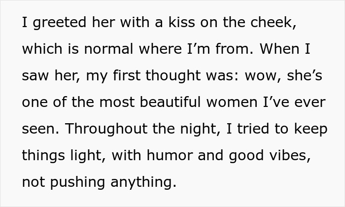 Text describing a man meeting a woman he met online, traveling 7000km and regretting the date as soon as it starts. Text describing a man meeting a woman he met online, traveling 7000km and regretting the date as soon as it starts.