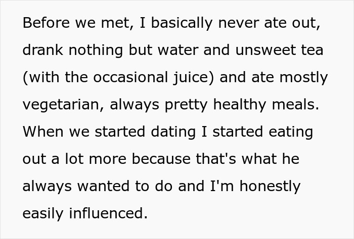 Wife Refuses To Eat "Garbage" Anymore, Husband Claims He's Being Starved By Her Healthy Meals