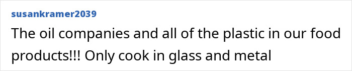 Screenshot of a social media post discussing concerns related to colon cancer breakthrough and health impacts from food products.