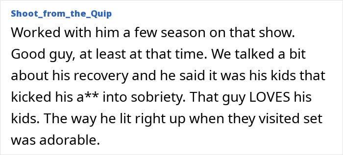 Comment discussing Eric Dane’s recovery and sobriety, highlighting his love for his kids and their positive impact. Comment discussing Eric Dane’s recovery and sobriety, highlighting his love for his kids and their positive impact.