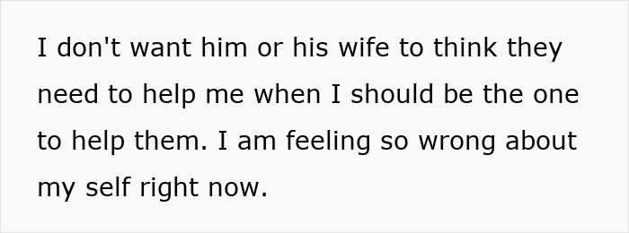 Text expressing feelings of guilt and confusion in a boyfriend breakup with new grandma drama scenario.