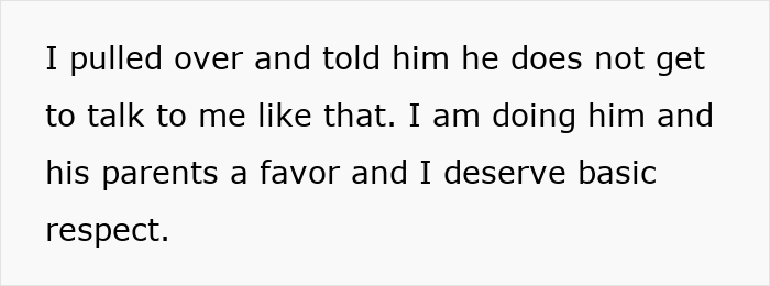 Text excerpt about aunt asserting boundaries and expecting respect after rearranging nephew’s schedule, showing family conflict. Text excerpt about aunt asserting boundaries and expecting respect after rearranging nephew’s schedule, showing family conflict.