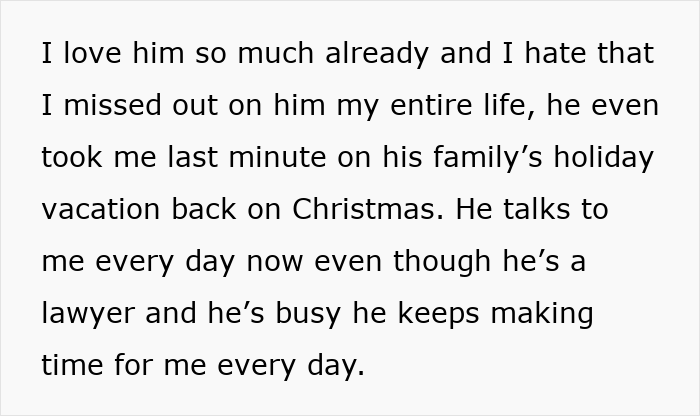 Text excerpt from a story about a guy who thought his dad left during his mom&rsquo;s pregnancy but later discovers the truth.