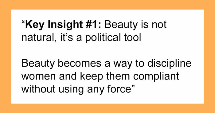 Woman Explains Why Beauty Standards Don’t Work And Are Used Against Women