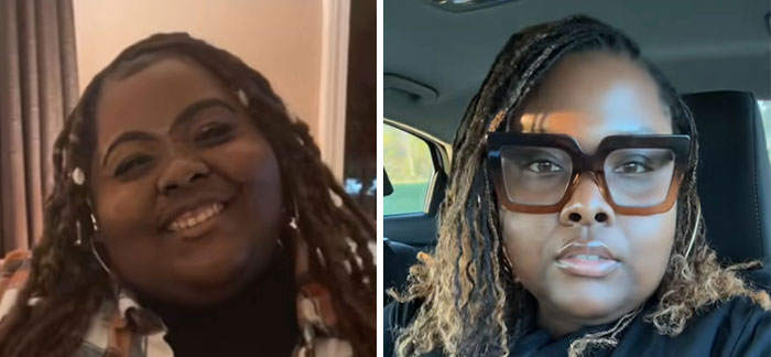 Before and after photos showing dramatic facial changes during an Ozempic face transformation journey.