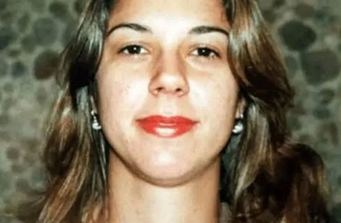 Close-up of a woman’s face related to infamous unsolved mysteries from around the world, showing a neutral expression.